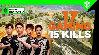 PUBG PGS1 • Grand Finals - 17 GAMING 15 KILLS