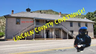 New Mexico ride to Lincoln County Courthouse with Tim Kreitz - Billy the Kid Escape