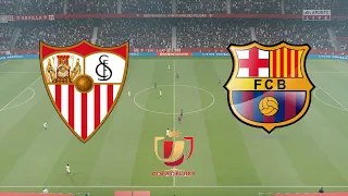 Copa Del Rey 2021 (Semi Final) - Sevilla Vs FC Barcelona - 1st Leg - 10th February 2021 - FIFA 21