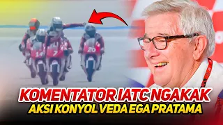 KOCAK❗️AKSI KONYOL VEDA EGA PRATAMA BIKIN KOMENTATOR IATC NGAKAK😂BALASDENDAM JUARA JDI SOROTAN DUNIA