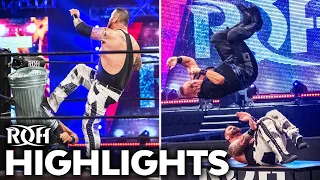 Sledge vs PCO in Falls Count Anywhere War: ROH Wrestling Highlights