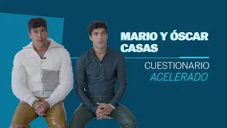 Óscar y Mario Casas: ¿a cuál de los dos le dan fobia las hormigas? | Cuestionario Acelerado