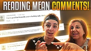 READING MEAN COMMENTS w/ MY MOM!! | FaZe Rug