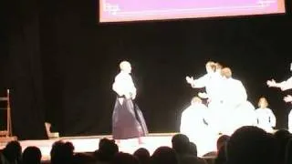 Aikido techniques demonstration by Sensei David Eayrs. 2005.