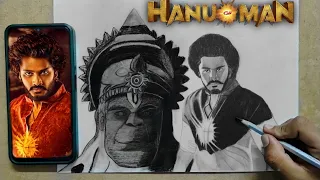 Hanuman movie pencil sketch |Hanuman movie hero (Teja sajja) | Rahul Arts 101