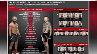 Прогноз и аналитика от MMABets UFC on FOX 30: Макдесси Пирсон, Дэвис-Чукагян. Выпуск №107. Часть 2/6