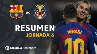 Highlights FC Barcelona vs Villarreal CF (2-1)