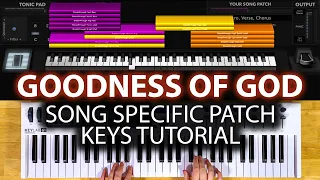 Goodness of God - MainStage patch keyboard tutorial- Church of the City