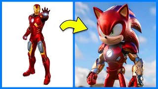 AVENGERS but SONIC VENGERS 🔥 All Characters ( MARVEL & DC ) 2024