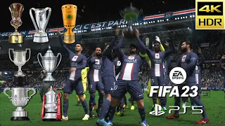 FIFA 23 All Domestic Trophy Lifting Celebrations ft. FA Cup, DFB-Pokal, MLS Cup & More - PS5 4K UHD