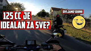 Motor od 125 kubika je dovoljan za sve ???!!!! Divljamo 50kmh !!!