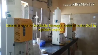 Determination of Available Nitrogen Content in the Soil by Kjeldahl Method