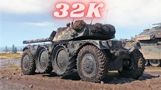 Panhard EBR 105  16.5K Spot Damage & AMX 13 105  16K   World of Tanks Replays 4K