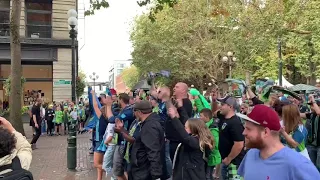 MLS game day experience at Seattle, amazing fans culture here!