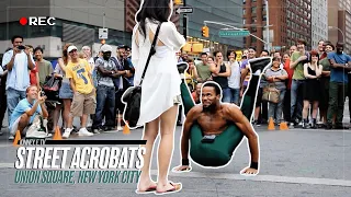 Street Acrobats Perform in Union Square