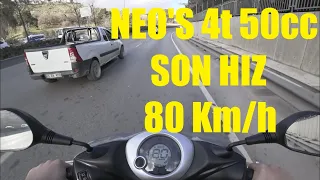 Yamaha Neos'4T Limitör İptali - Top Speed 80km/h ( Ürün Satışa Hazır )