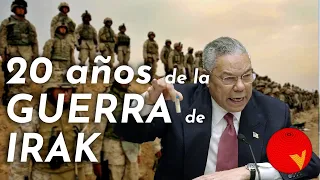 20 AÑOS del PAPELÓN de POWELL JUSTIFICANDO la INVASIÓN de IRAK