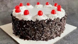 The Original black forest birthday cake recipe | 1 kg black forest cake | தமிழ் | with English subs