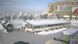 Triolan.Live - Харьков, площадь Свободы (25-01-2016)