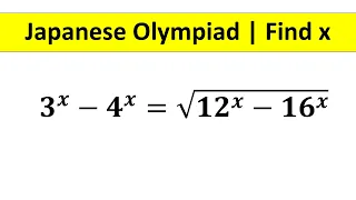 Japanese Math Olympiad || A Nice Radical Math Simplification Find the Value of X  @TheMathScholar23