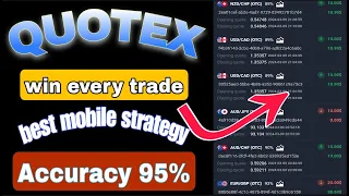 Quotex best Mobile Strategy / SMMA strategy 95% Accuracy / quotex trading strategy 1 min