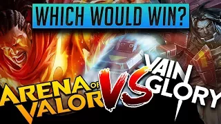 VAINGLORY VS. ARENA OF VALOR | WHICH IS BETTER? | FAIR COMPARISON | BATTLE OF THE MOBILE MOBAS!