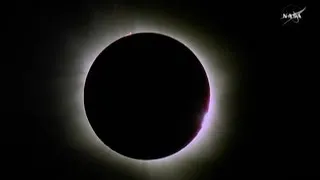 Відео НАСА: сонячне затемнення
