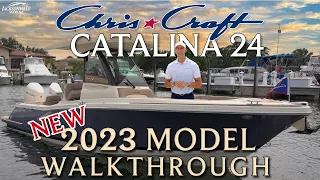 NEW 2023 Chris-Craft Catalina 24 Walkthrough