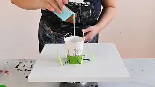 Get Ready To Be Amazed By This Fluid Art Project! ~ DRIP ART with Fluid Acrylics