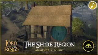 LOTR ⚔️ The Shire Region (Ambience & Music) - [HD ASMR & Animation]