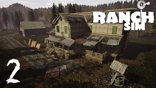 Прохождение игры Ranch Simulator | #2 Сносим дом!