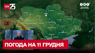 🥶 Погода на 11 грудня: туман і дощ будуть у більшості регіонів