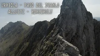 Urkiola - Paso del Diablo - Alluitz - Descenso por el canal de Kokuzkulu - En solitario