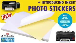 🖨️ Photo Sticker Printing With Epson Inkjet Printer | AbhishekID.com