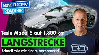 1.800 km Langstrecke mit dem Tesla Model S - Österreich und zurück - So schnell wie mit Verbrenner?