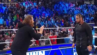 Sami Zayn attacks Jimmy Uso - WWE SmackDown 2/24/2023