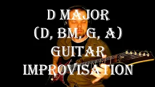 D Major(D Bm G A) guitar improvisation