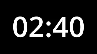 2 MINUTE 40 SECOND TIMER - No Sound - Full HD 1080p - COUNTDOWN - 160 SECOND