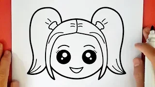 COMO DESENHAR A ARLEQUINA KAWAII