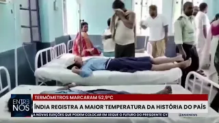 Índia registra temperatura recorde de 52,9 °C durante onda de calor