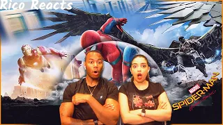 WATCHING SPIDER-MAN: HOMECOMING FOR THE FIRST TIME REACTION/ COMMENTARY | MCU