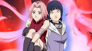 Sakura (Full Power) vs Hinata (Full Power)