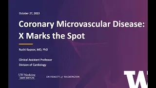 Coronary Microvascular Disease: X Marks the Spot