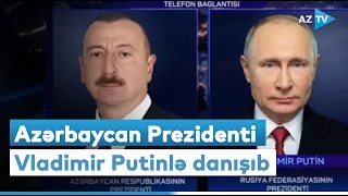 Prezident İlham Əliyev və Vladimir Putin arasında telefon danışığı olub