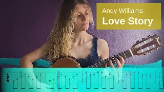 Andy Williams - (Where Do I Begin) Love Story | Guitar Cover + TAB