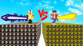 DESAFÍO de LOS LUCKY BLOCKS de ANIMATRONICOS ⚔️😱 CARRERA DE LUCKY BLOCKS con INVICTOR y TIMBA VK