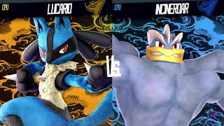 Lucario Vs Machamp - Super Smash Bros Mods