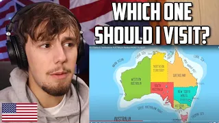 American Reacts to WORST to BEST: All 8 States & Territories in Australia