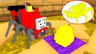 Monster School : Poor Choo Choo Charles, Lay Golden Eggs - Minecraft Animation