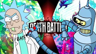 Fan Made DEATH BATTLE Trailer|Rick Sanchez vs Bender(Rick and Morty/Futurama)